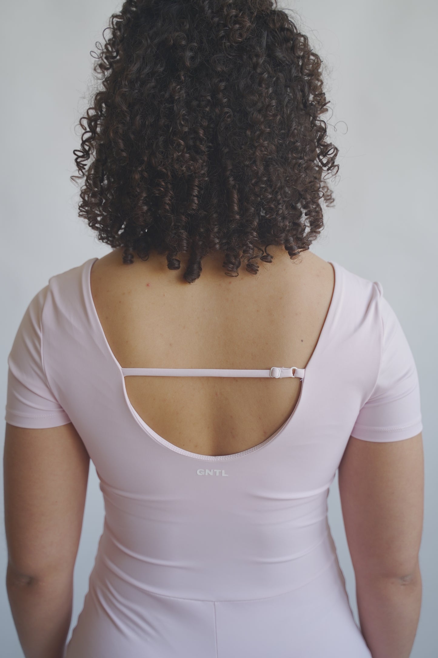 Pink Blossom Playsuit – Adjustable Band, Removable Pads, V-Neckline & Breast Line