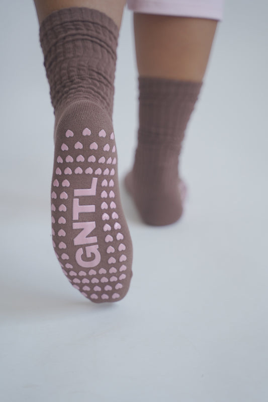 GNTL Pilates Scrunch Socks