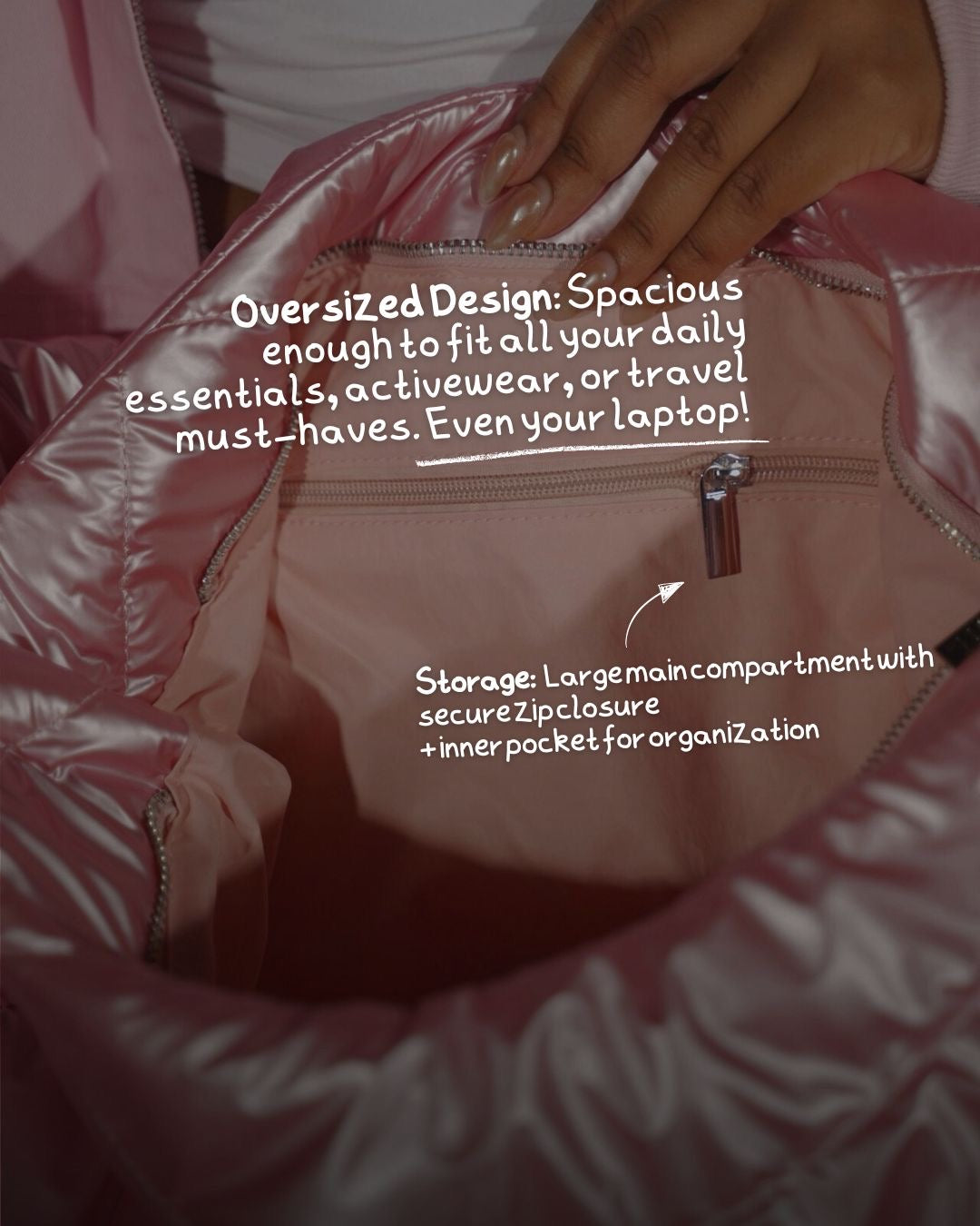 GNTL Oversized Puffer Bag