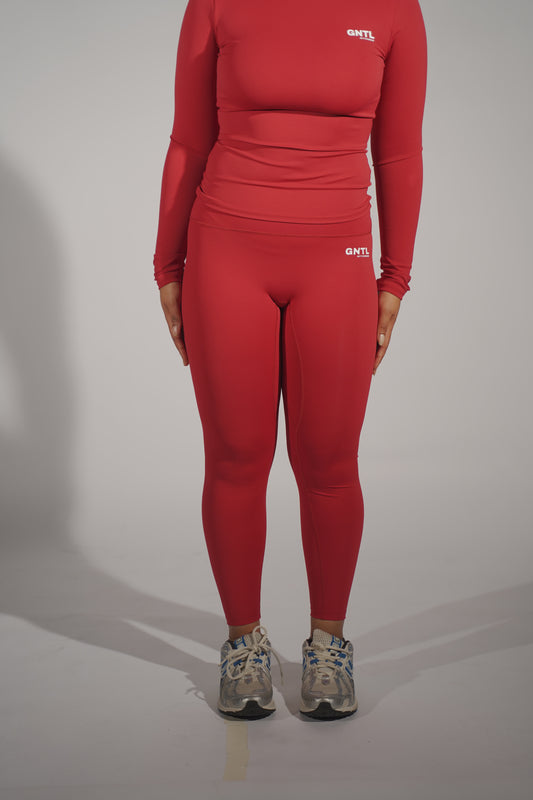 Red seamless Legging