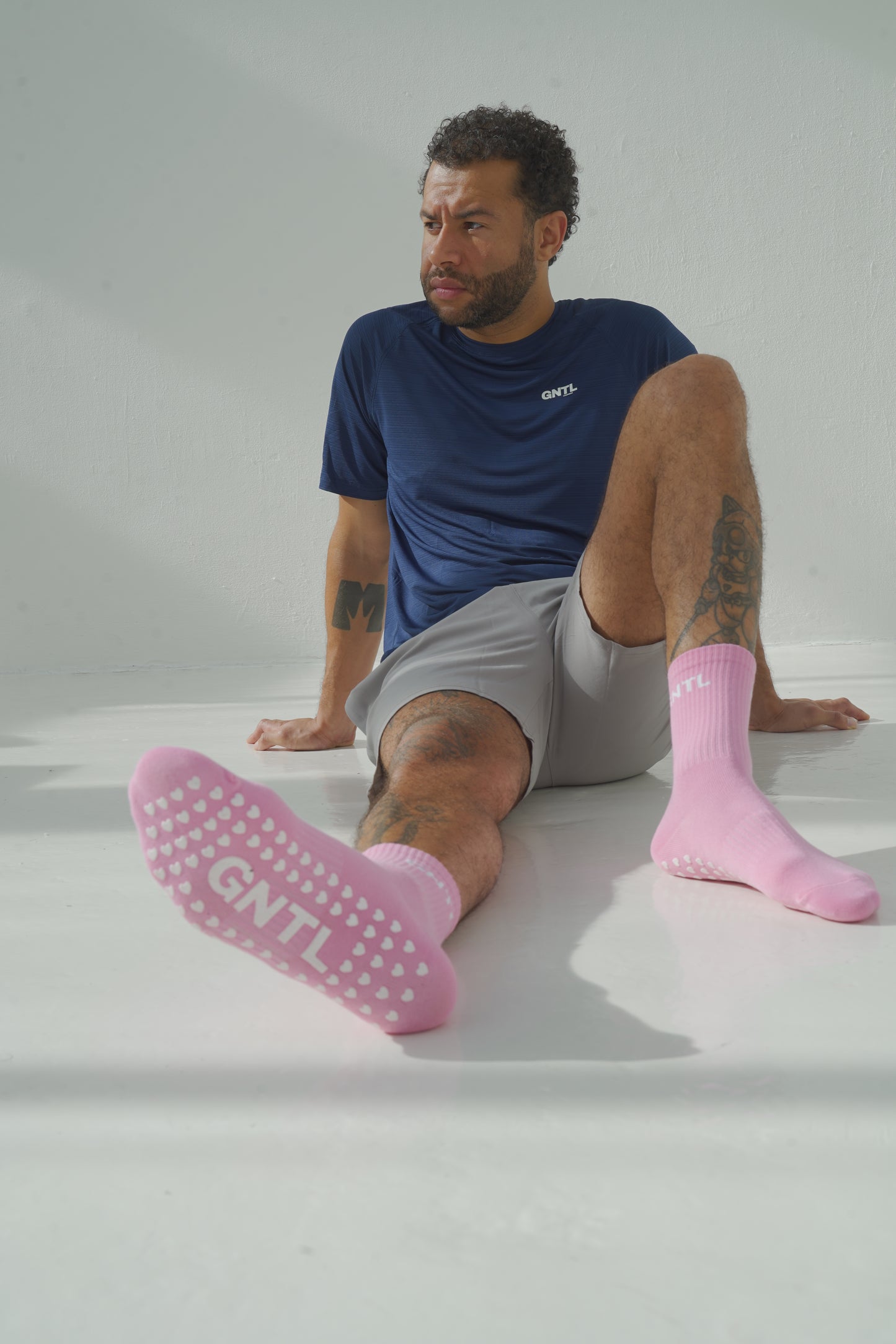 GNTL Heart Pilates Socks