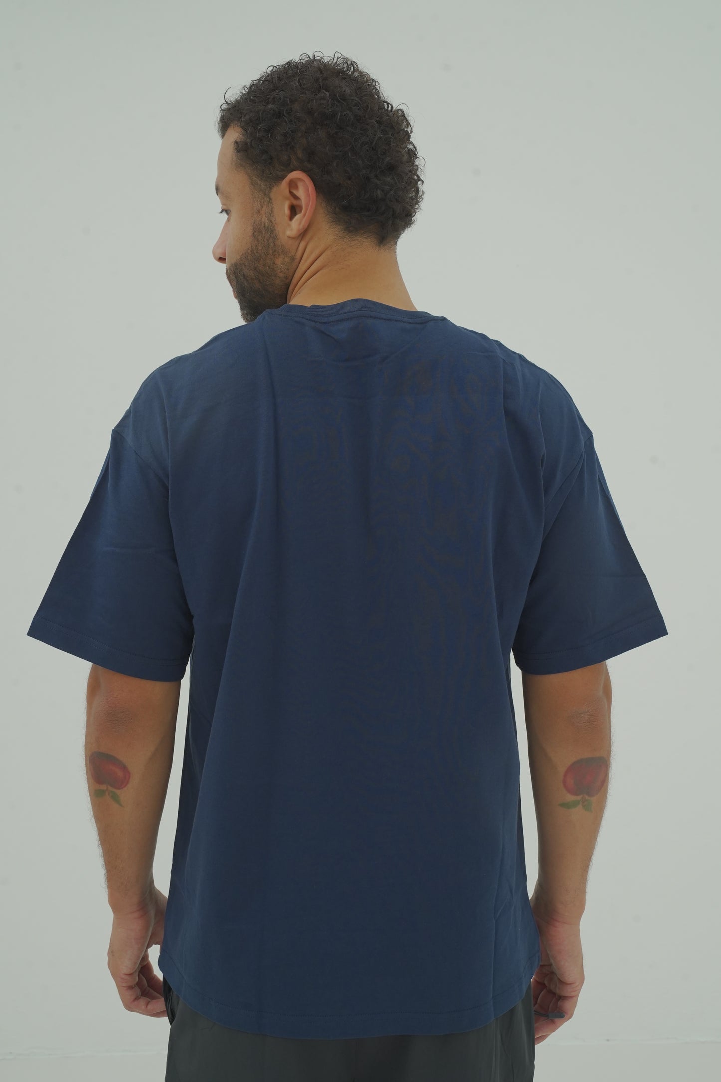 GNTL Oversized Unisex Navy Tee