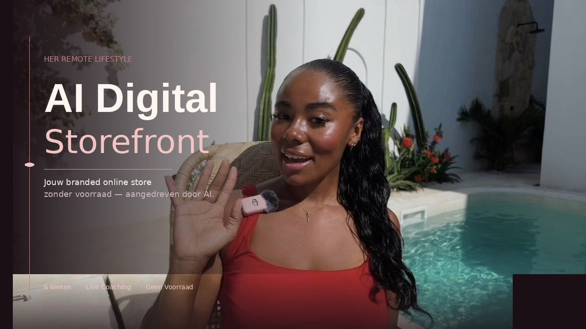 Her Remote Lifestyle —AI Digital Storefront